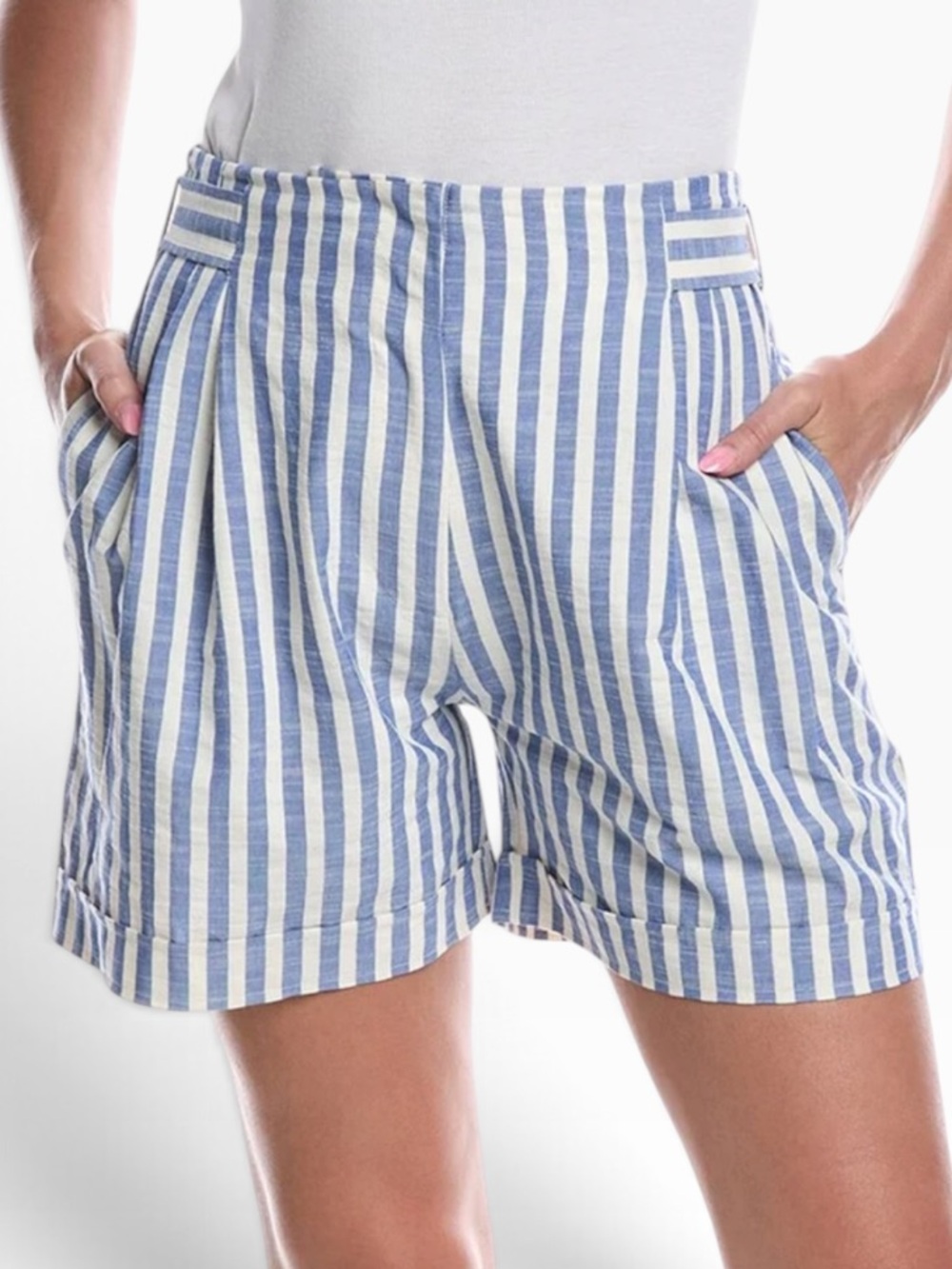 Nation LTD "Maja" Parisian Blue Strip Short M